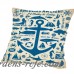 Breakwater Bay Windermere Anchor Pattern Print Outdoor Throw Pillow BRWT5479